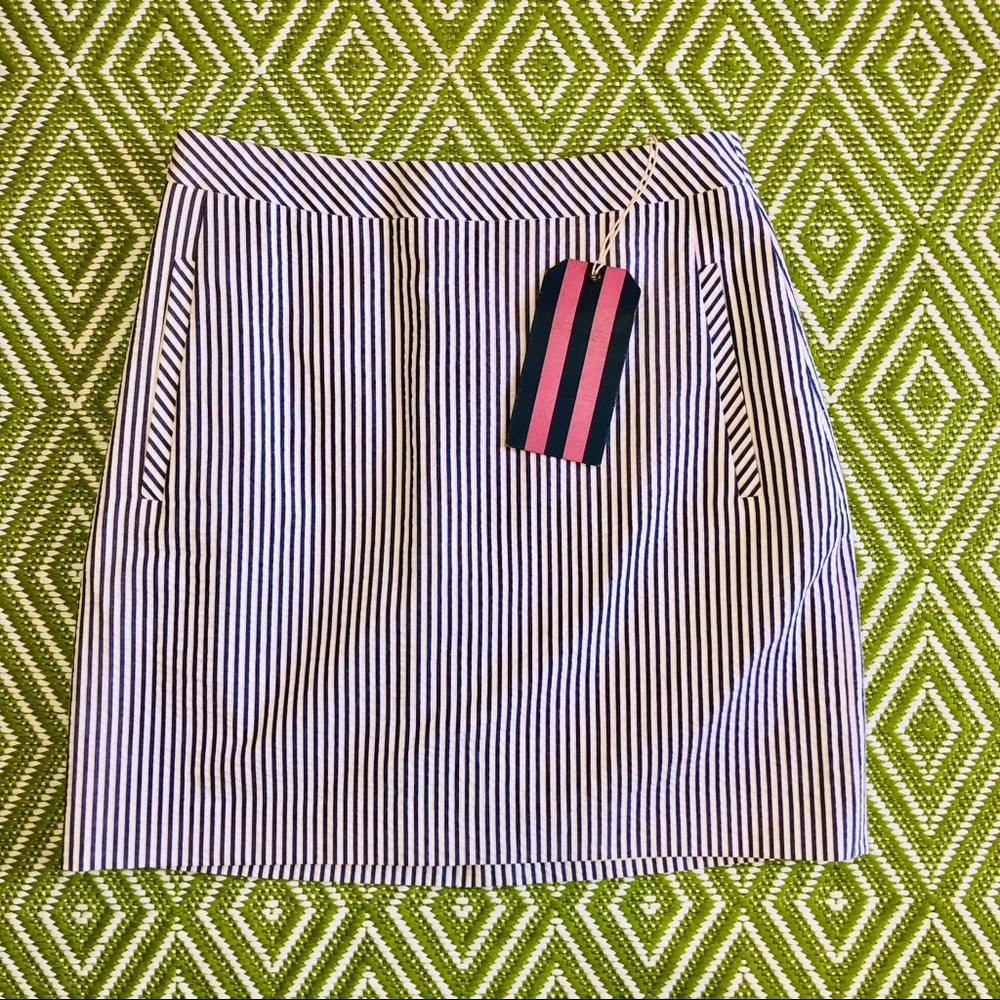 Jack Wills Striped Skirt NWT